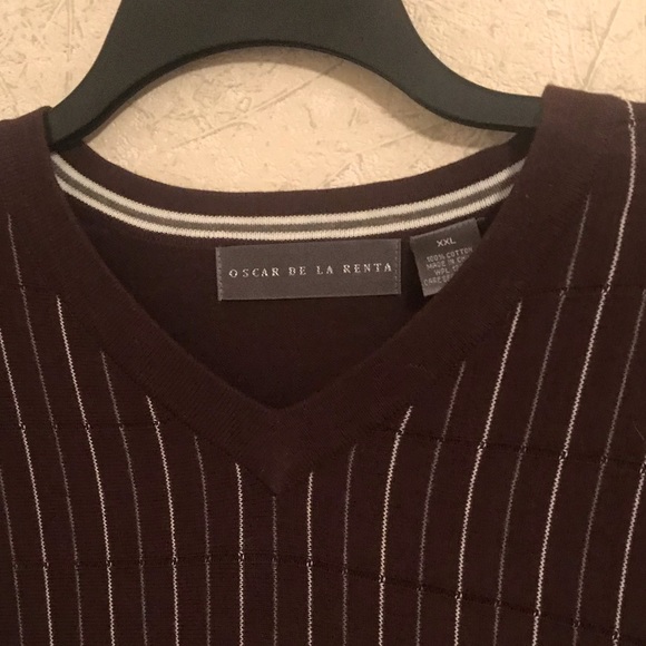 Like new, worn once MENS soft knit long sleeve sweater. - Picture 2 of 4